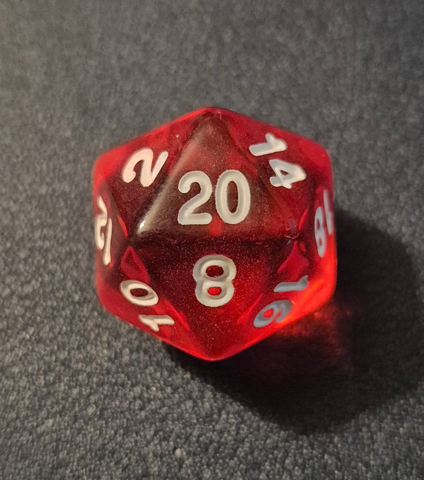 Clear Red Acrylic